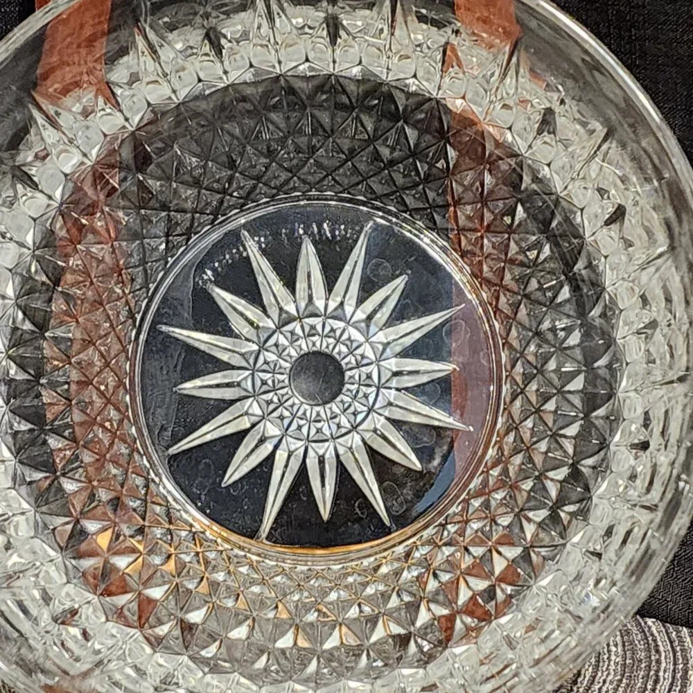 7.75 inch Crystal Bowl - Arcoroc France